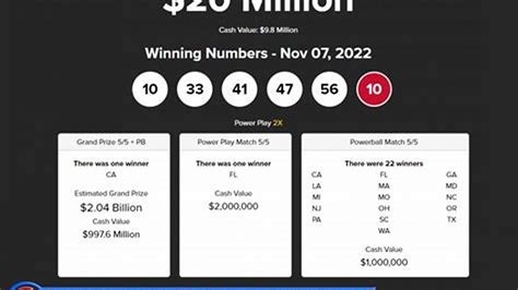 va powerball past winning numbers.